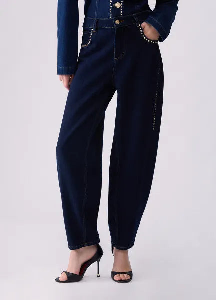 JEANS RELAXED VITA ALTA