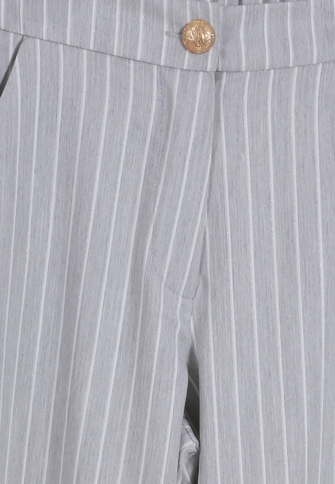 Pantalone dritto gessato