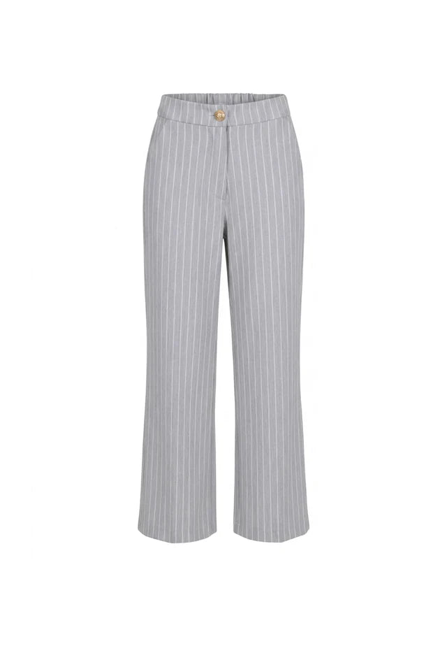 Pantalone dritto gessato