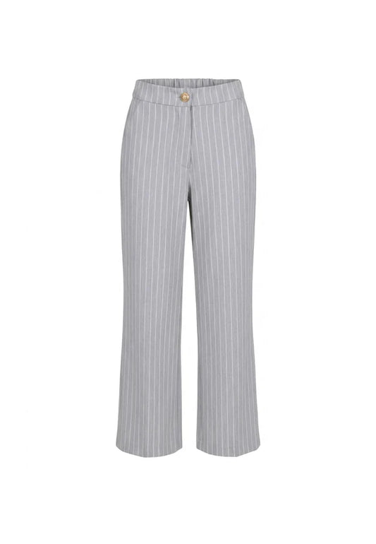 Pantalone dritto gessato