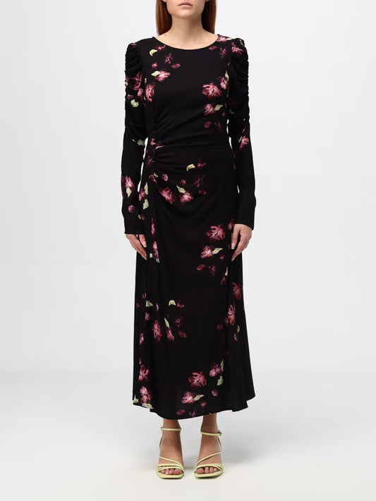 Abito midi con spacco