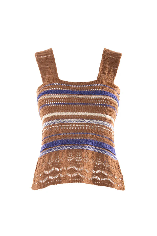 Top in maglia Moka